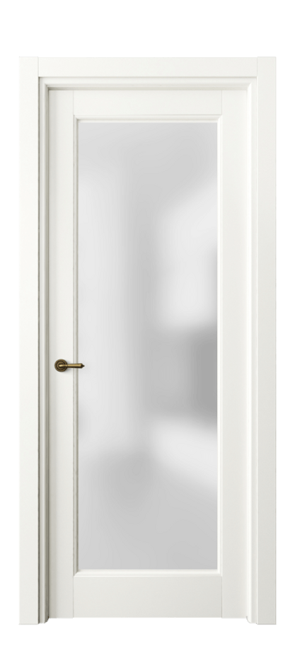 Межкомнатная дверь Toscana Elegante 6300 Бук жемчуг Сатинированное стекло Цена 98010 ₽ | Volhovec