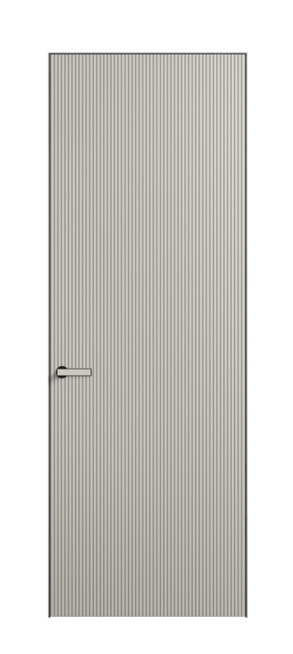 Дверь межкомнатная Velvet АКП 8201 Матовый облачно-серый. Скрытый короб Черный Цена 66689 . Фабрика дверей Волховец 8 (800) 551 43 19 Межкомнатная дверь Velvet АКП 8201 Матовый облачно-серый. Цена 66689 | Volhovec