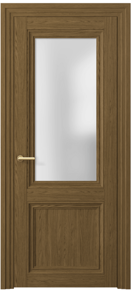 Межкомнатная дверь Centro 2524 Торфяной дуб Сатинированное стекло Цена 55990 ₽ | Volhovec