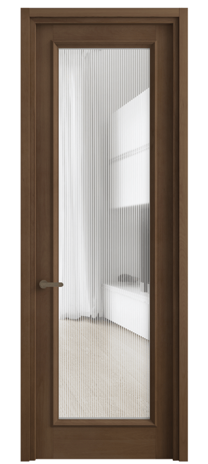 Дверь межкомнатная Шарм 6702 Бук тёмный матовый Рифлёное стекло "Дюна", триплекс Узкий классический наличник БТМ Цена 128700 ₽ Наличники уже входят в базовый комплект. Фабрика дверей Волховец 8 (800) 551 43 19 Межкомнатная дверь Шарм 6702 Бук тёмный матовый Рифлёное стекло "Дюна", триплекс Цена 128700 ₽ | Volhovec