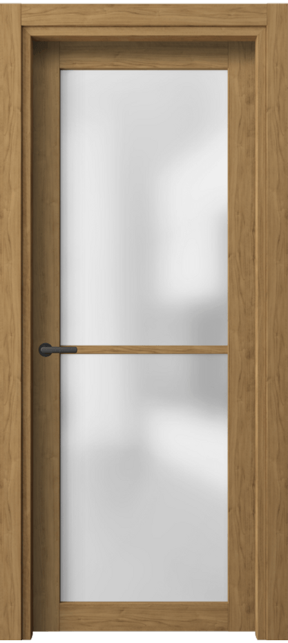 Межкомнатная дверь Нео 2108 Грецкий орех Сатинированное стекло Цена 32801 ₽ | Volhovec