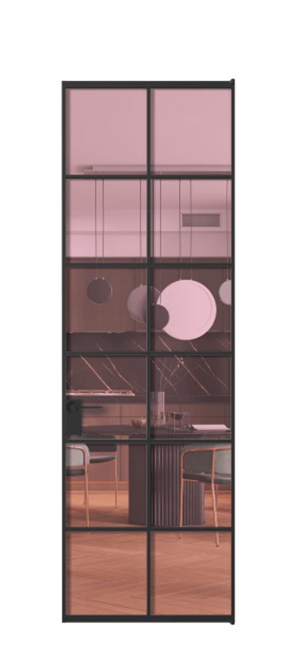 Алюминиевая дверь АЛПЛ040.05 Алюминий Черный Прозрачное розовое стекло, триплекс, 6мм. Без короба чер Цена 149700 Стоимость комплекта двери включает:
1. Полотно (600/650/700/750/800/850/900/950*2000-2400 мм).
2. Короб
3. Комплект фурнитуры (2 торцевые петли и магнитный замок с ответной планкой). Фабрика дверей Волховец 8 (800) 551 43 19 Алюминиевая дверь АЛПЛ040.05 Алюминий Черный Прозрачное розовое стекло, триплекс, 6мм Цена 149700 | Volhovec