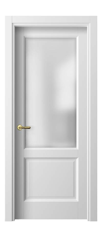 Межкомнатная дверь Galant 1422 Белый шёлк Сатинированное стекло Цена 37620 ₽ | Volhovec