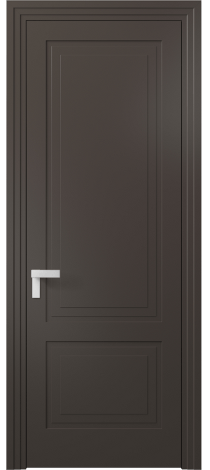 Межкомнатная дверь Rocca 8351 Матовый антрацит  Цена 4160 AZE | Volhovec