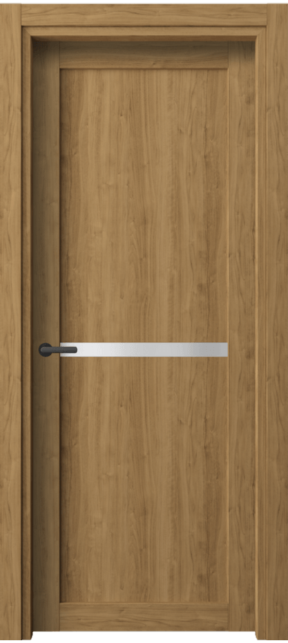 Межкомнатная дверь Нео 2112 Грецкий орех Сатинированное стекло Цена 31660 ₽ | Volhovec