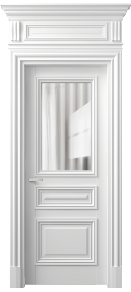 Дверь межкомнатная Antique 7304 Бук белоснежный Рифлёное стекло "Дюна", триплекс, 8 мм КЭП + Объёмный фриз + Карниз ББЛ Цена 100650 ₽ Наличники уже входят в базовый комплект. Фабрика дверей Волховец 8 (800) 551 43 19 Межкомнатная дверь Antique 7304 Бук белоснежный Рифлёное стекло "Дюна", триплекс, 8 мм Цена 100650 ₽ | Volhovec