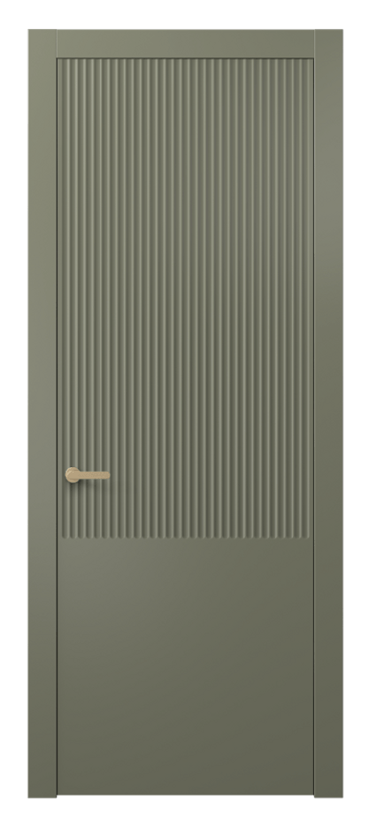 Межкомнатная дверь Alba 8646 Матовый оливковый тёмный  Цена 52800 ₽ | Volhovec