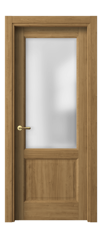 Межкомнатная дверь Galant 1422 Грецкий орех Сатинированное стекло Цена 40040 ₽ | Volhovec