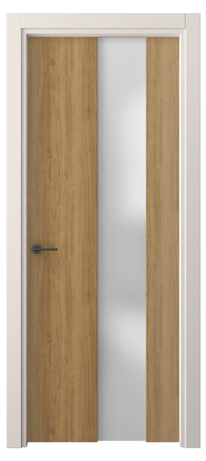 Межкомнатная дверь Freedom 4226 Грецкий орех Сатинированное стекло Цена 2100 AZE | Volhovec