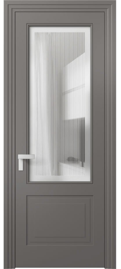 Дверь межкомнатная Rocca 8352 Матовый классический серый Сатинированное с гравировкой "Каннелюры", триплекс, 7 мм Каскадный компланарный наличник МКЛС Цена 86899 ₽ Наличники уже входят в базовый комплект. Фабрика дверей Волховец 8 (800) 551 43 19 Межкомнатная дверь Rocca 8352 Матовый классический серый Сатинированное с гравировкой "Каннелюры", триплекс, 7 мм Цена 86899 ₽ | Volhovec