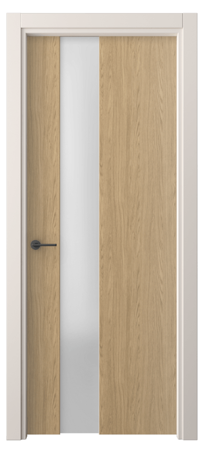 Межкомнатная дверь Freedom 4224 Жемчужный дуб Сатинированное стекло Цена 44880 ₽ | Volhovec