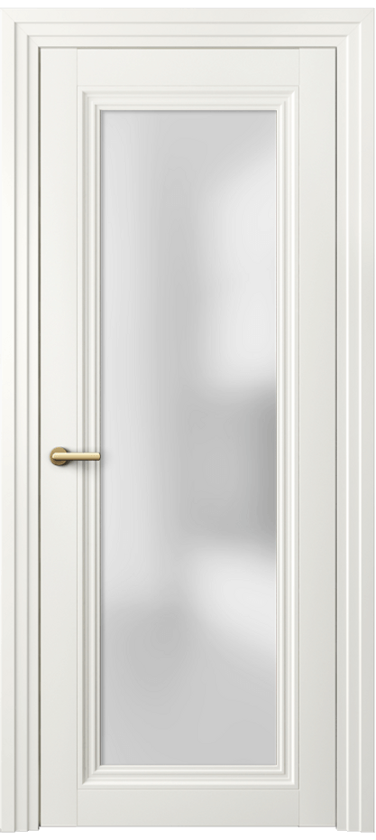 Межкомнатная дверь Центро 2502 Матовый жемчужный Сатинированное стекло Цена 503100 AMD | Volhovec