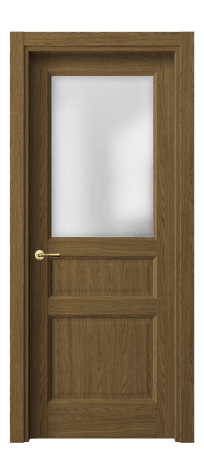 Межкомнатная дверь Галант 1432 Торфяной дуб Сатинированное стекло Цена 34740 ₽ | Volhovec