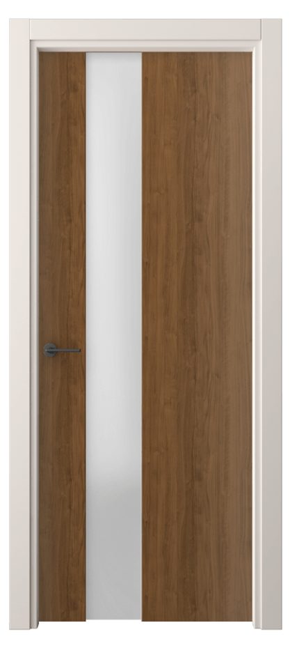 Межкомнатная дверь Freedom 4224 Лесной орех Сатинированное стекло Цена 44880 ₽ | Volhovec