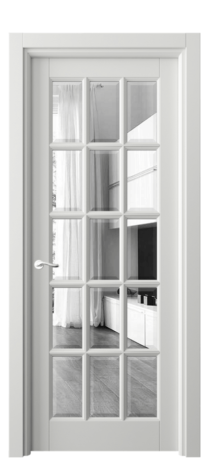 Дверь межкомнатная Лигнум 0708 Матовый светло-серый Двустороннее зеркало с фацетом, триплекс Гладкий наличник МССР Цена 134530 ₽ Наличники уже входят в базовый комплект. Фабрика дверей Волховец 8 (800) 551 43 19 Межкомнатная дверь Лигнум 0708 Матовый светло-серый Двустороннее зеркало с фацетом, триплекс Цена 134530 ₽ | Volhovec