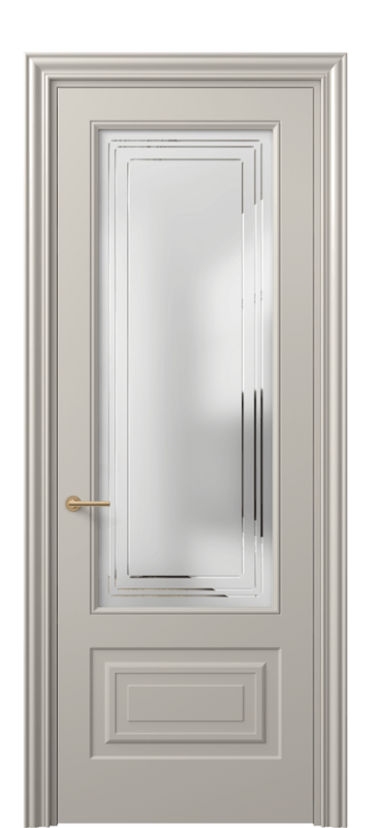 Дверь межкомнатная Mascot 8442 Матовый светло-бежевый Сатинированное стекло с гравировкой "Грани", триплекс, 7 мм Фигурный наличник МСБЖ Цена 68290 ₽ Наличники уже входят в базовый комплект. Фабрика дверей Волховец 8 (800) 551 43 19 Межкомнатная дверь Mascot 8442 Матовый светло-бежевый Сатинированное стекло с гравировкой "Грани", триплекс, 7 мм Цена 68290 ₽ | Volhovec