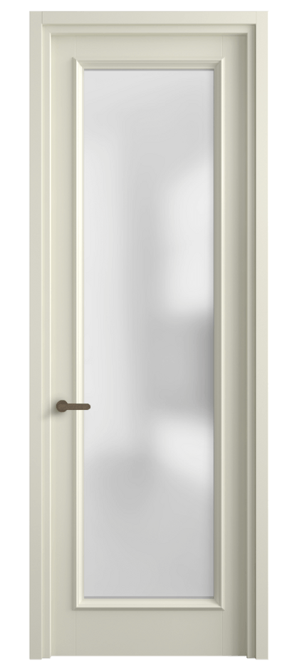 Межкомнатная дверь Шарм 6702 Матовый молочно-белый Сатинированное стекло Цена 103290 ₽ | Volhovec