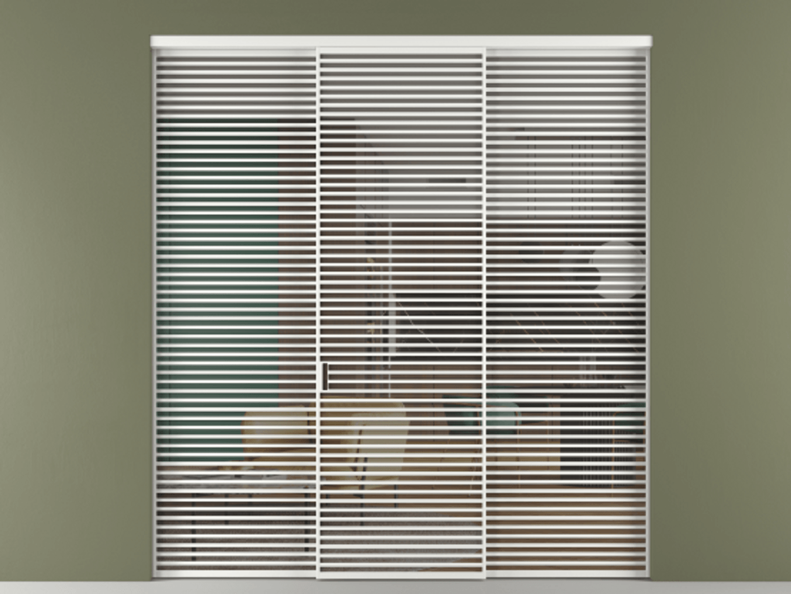 Перегородка Формато внутри проёма 3 створки АЛПР 040.07 Алюминий белоснежный Прозрачное серое стекло, триплекс. Цена 532110 ₽ 1. Полотно 3 шт. (800/2100 мм)
2. Комплект установки раздвижной системы
3. Базовый комплект фурнитуры
4.Ручка Рондо. Фабрика дверей Волховец 8 (800) 551 43 19 Перегородка Формато внутри проёма 3 створки АЛПР 040.07 Алюминий белоснежный Прозрачное серое стекло, триплекс Цена 532110 ₽ | Volhovec