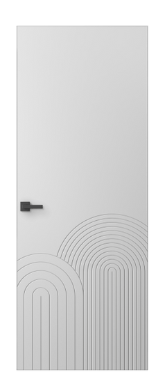 Дверь межкомнатная 8059 ГРН. Цвет Грунт под покраску. Материал Грунт под покраску. Коллекция Линия. Картинка.