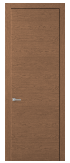 Дверь межкомнатная 0010 ДСРМ. Цвет Дуб серый матовый (Гор). Материал Шпон НатурВуд. Коллекция Планум. Картинка.
