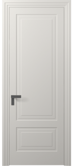 Дверь межкомнатная АКП 8341 МПБЛ. Цвет Матовый пудровый белый. Материал Гладкая эмаль. Коллекция Rocca. Картинка.
