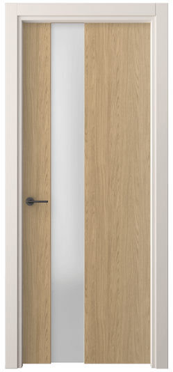 Дверь межкомнатная 4224 ЖМД САТ. Цвет Жемчужный дуб. Материал Ламинатин. Коллекция Freedom. Картинка.