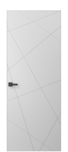 Дверь межкомнатная 8048 ГРН. Цвет Грунт под покраску. Материал Грунт под покраску. Коллекция Линия. Картинка.
