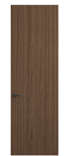 Дверь межкомнатная АКУ 0021 ОУММР. Цвет Орех умбра матовый рифт. Материал Радиальный шпон НатурВуд. Коллекция Селект. Картинка.