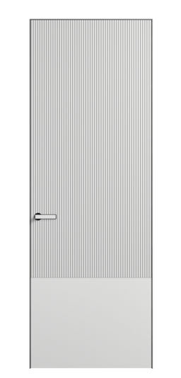 Дверь межкомнатная 8203 ГРН. Цвет Грунт под покраску. Материал Грунт под покраску. Коллекция Вельвет. Картинка.
