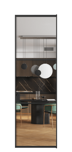 Межкомнатная дверь АЛПЛ040.03 Crystalvision ЧЕР. Цвет Алюминий Черный. Материал Алюминий. Коллекция Formato. Фото. Дверь межкомнатная АЛПЛ040.03 Crystalvision ЧЕР. Цвет Алюминий Черный. Материал Алюминий. Коллекция Formato. Картинка.