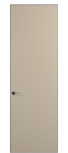 Дверь межкомнатная 0010 АКП ПЭСБ. Цвет ПЭТ светло-бежевый. Материал ПЭТ. Коллекция Planum Pro. Картинка.