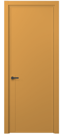 Дверь межкомнатная 8603 Пастельно-жёлтый RAL 1034. Цвет RAL Пастельно-жёлтый RAL 1034. Материал Гладкая эмаль. Коллекция Фрэйм. Картинка.