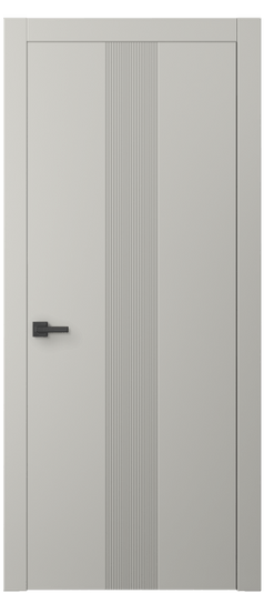 Дверь межкомнатная 8042 МТСР. Цвет Матовый тёплый серый. Материал Гладкая эмаль. Коллекция Linea. Картинка.