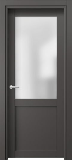 Дверь межкомнатная 2122 ПЭГФ САТ. Цвет ПЭТ графитовый. Материал ПЭТ. Коллекция Neo. Картинка.