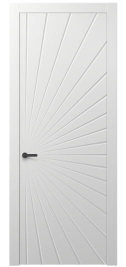 Дверь межкомнатная АКП 8649 МБЛ. Цвет Матовый белоснежный. Материал Гладкая эмаль. Коллекция Alba. Картинка.