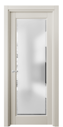 Дверь межкомнатная 6300 МОС САТ-Ф. Цвет Матовый облачно-серый. Материал Гладкая эмаль. Коллекция Тоскана Элегантэ. Картинка.