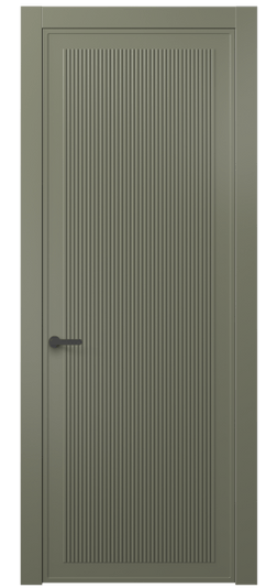 Дверь межкомнатная 8622 МОТ . Цвет Матовый оливковый тёмный. Материал Гладкая эмаль. Коллекция Dune. Картинка.