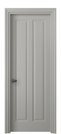 Дверь межкомнатная 8511 МНСР. Цвет Матовый нейтральный серый. Материал Гладкая эмаль. Коллекция Esse. Картинка.