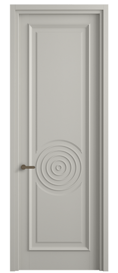 Дверь межкомнатная 6709 МТСР. Цвет Матовый тёплый серый. Материал Гладкая эмаль. Коллекция Шарм. Картинка.