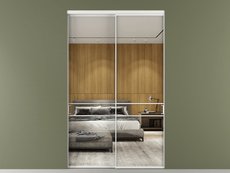 Перегородка Formato внутри проёма двустворчатая