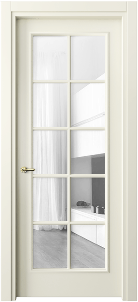 Межкомнатная дверь 8102 ММБ Прозрачное стекло. Цвет Матовый молочно-белый. Материал Гладкая эмаль. Коллекция Paris. Фото. Дверь межкомнатная 8102 ММБ Прозрачное стекло. Цвет Матовый молочно-белый. Материал Гладкая эмаль. Коллекция Paris. Картинка.