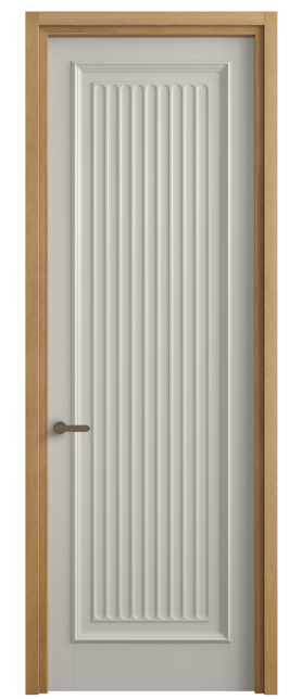 Дверь межкомнатная 6701 БОС. Цвет Бук облачный серый. Материал Массив бука эмаль. Коллекция Charm. Картинка.